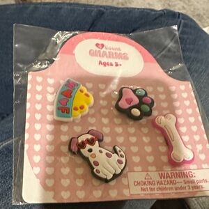 🌸 $3 if bundled - Cute Croc Dog Charms Set for Kids NEW
